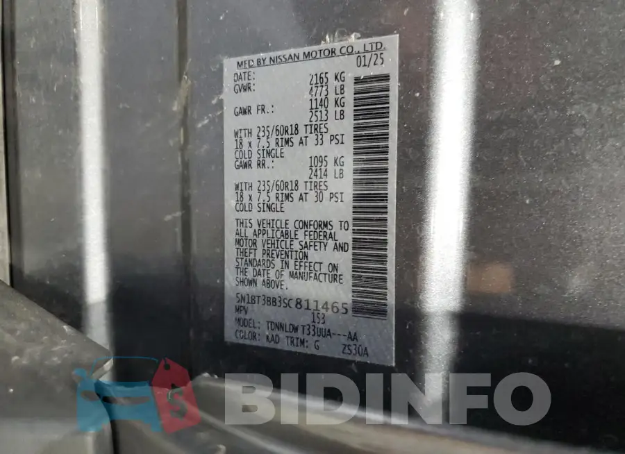 5N1BT3BB3SC811465 Photo# 14