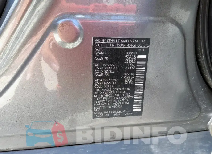 KNMAT2MT8KP557552 Photo# 12