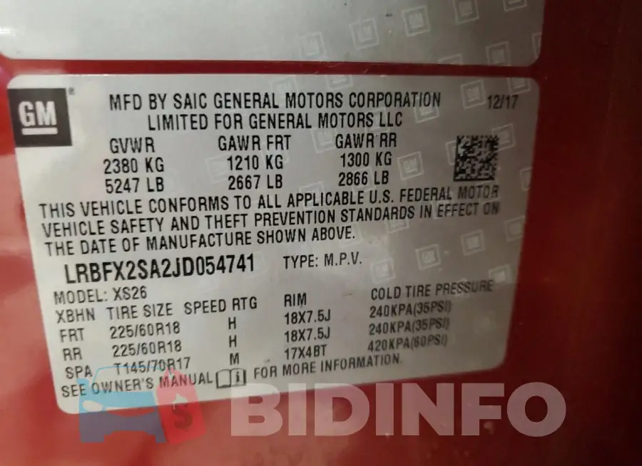 LRBFX2SA2JD054741 Photo# 12