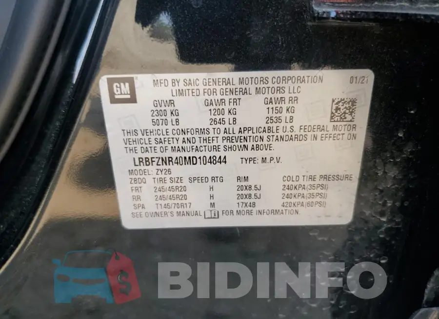 LRBFZNR40MD104844 Photo# 13
