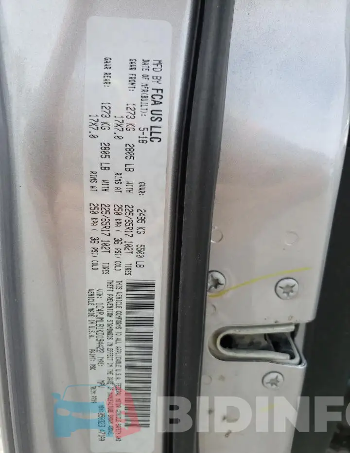 1C4PJMLB1KD194422 Photo# 13