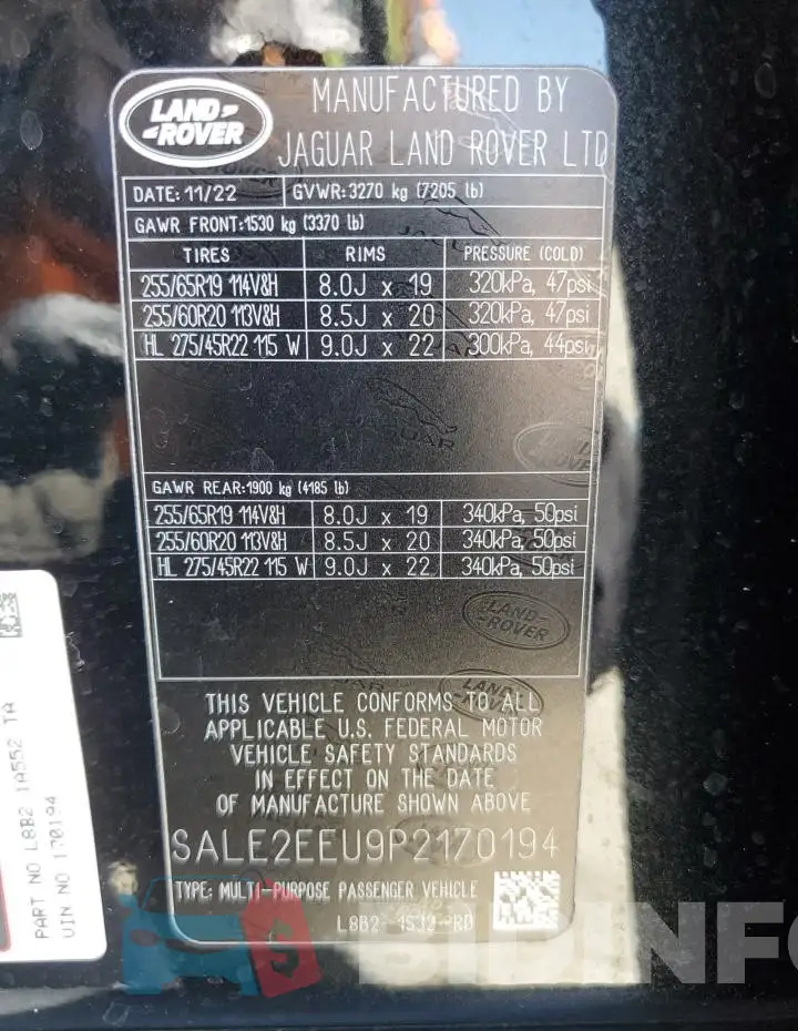 SALE2EEU9P2170194 Photo# 13