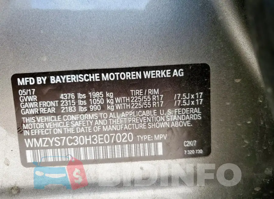 WMZYS7C30H3E07020 Photo# 13