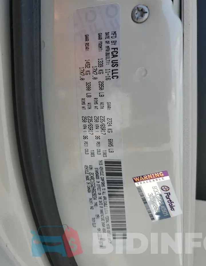 2C4RC1EG2HR628234 Photo# 14