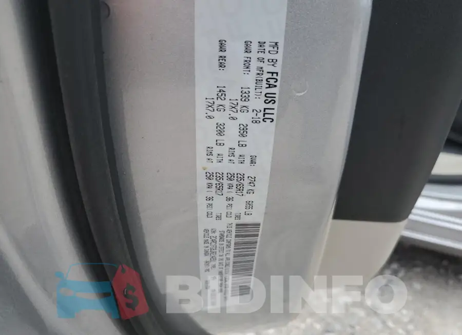 2C4RC1FG9JR214291 Photo# 12