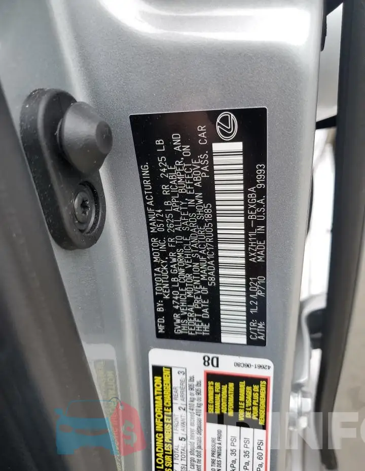 58ADA1C17RU051885 Photo# 12