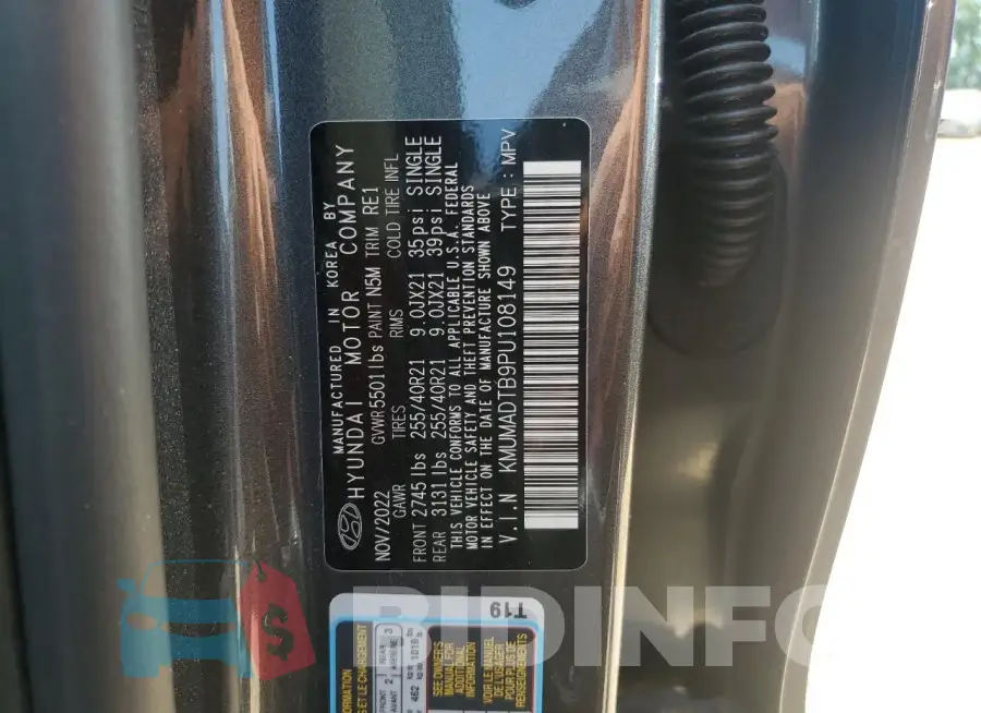 KMUMADTB9PU108149 Photo# 13