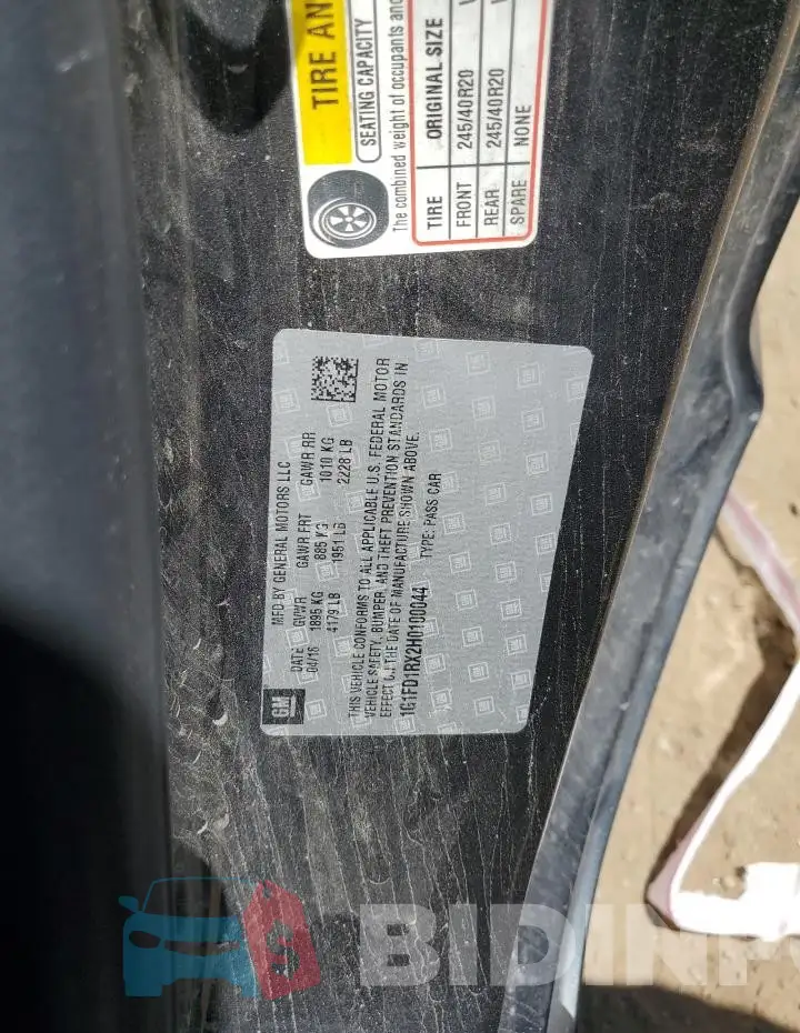 1G1FD1RX2H0100044 Photo# 12