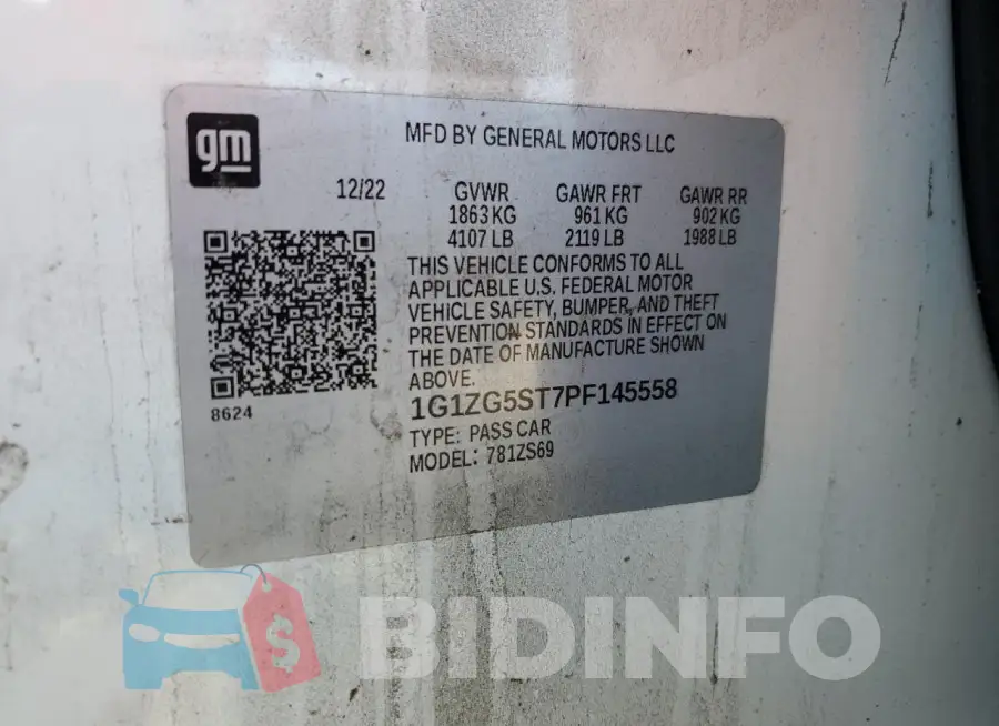 1G1ZG5ST7PF145558 Photo# 12