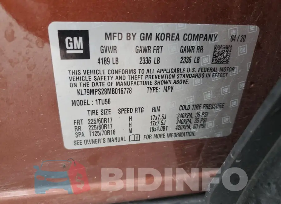 KL79MPS28MB016778 Photo# 13