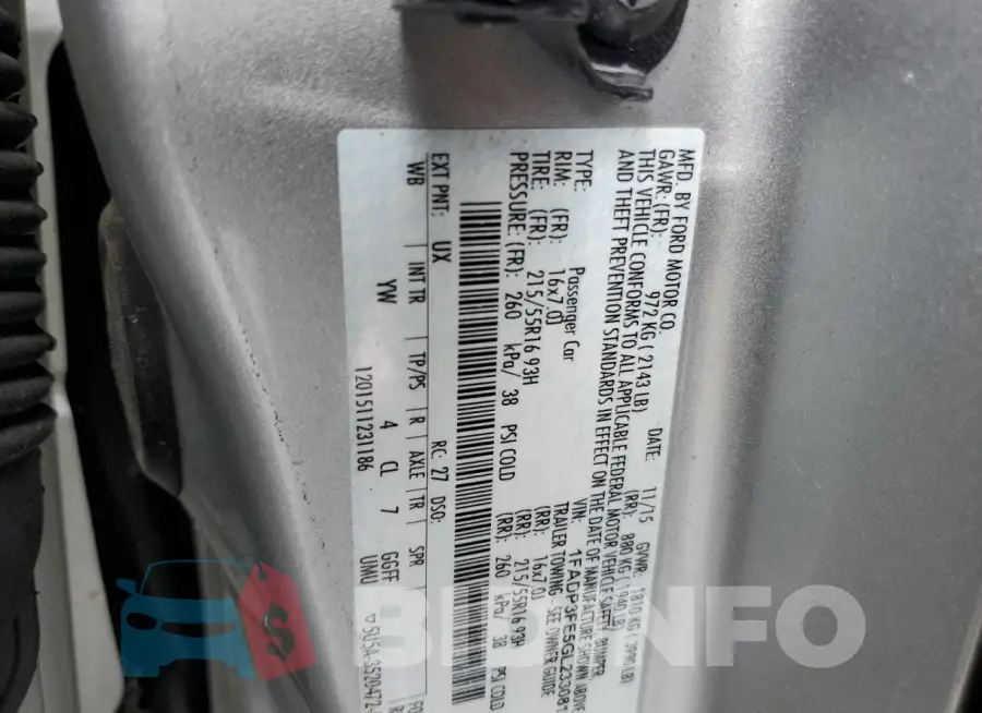 1FADP3FE5GL233081 Photo# 12