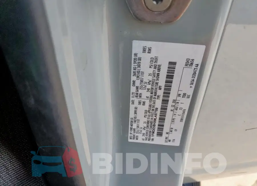 1FMDE5BHXMLA97789 Photo# 12