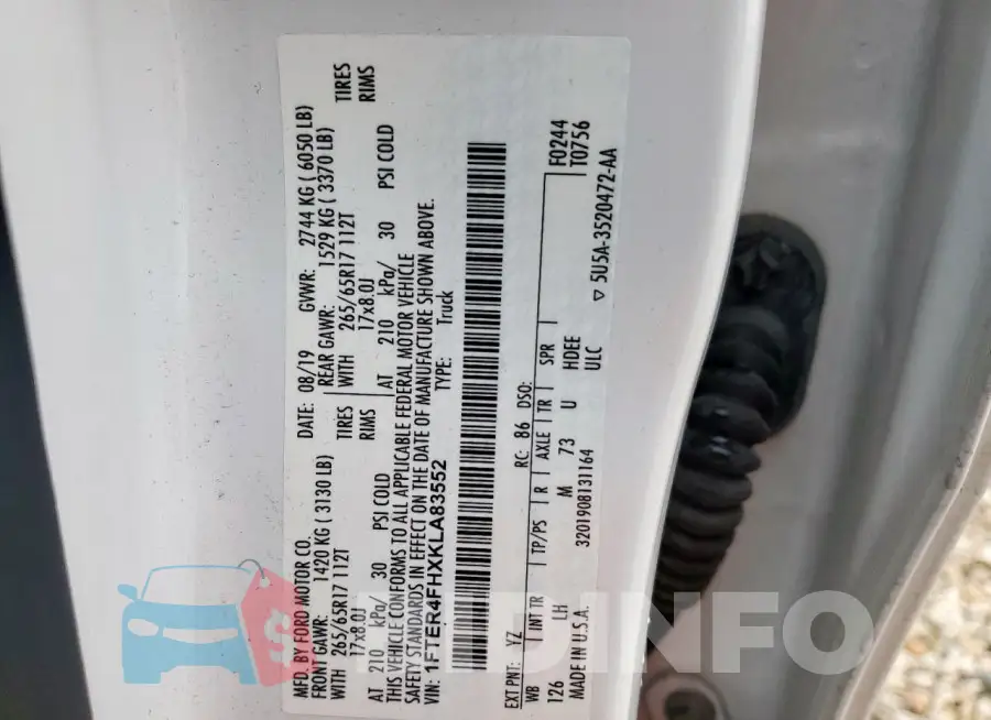 1FTER4FHXKLA83552 Photo# 12