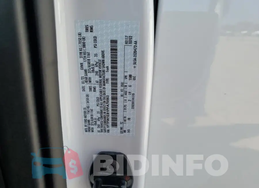 1FTFW1E81PFA70563 Photo# 12