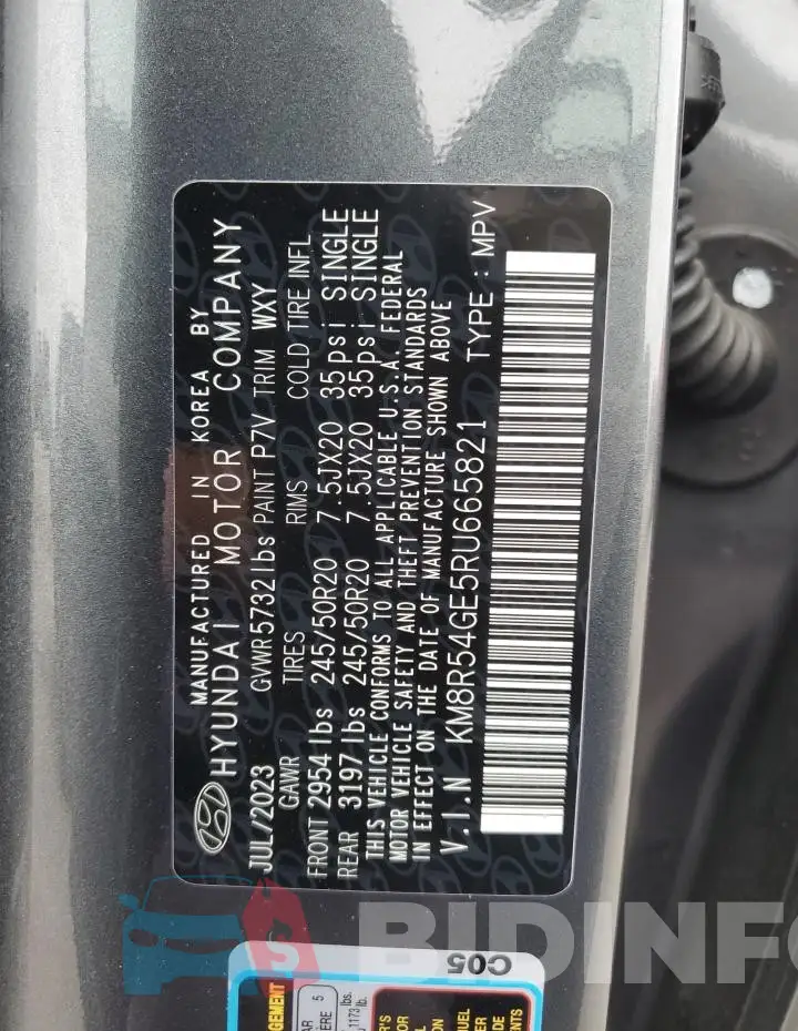 KM8R54GE5RU665821 Photo# 13