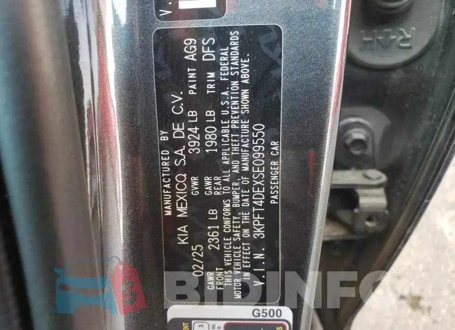 3KPFT4DEXSE099550 Photo# 13