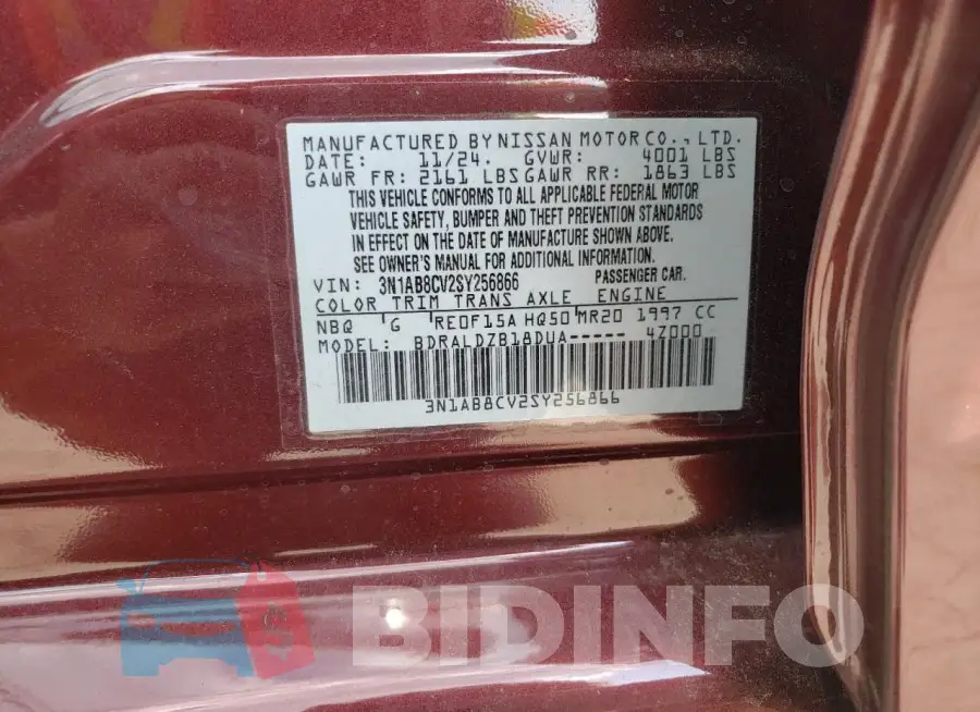 3N1AB8CV2SY256866 Photo# 12