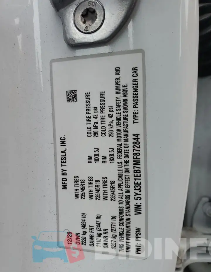 5YJ3E1EB7MF872844 Photo# 13