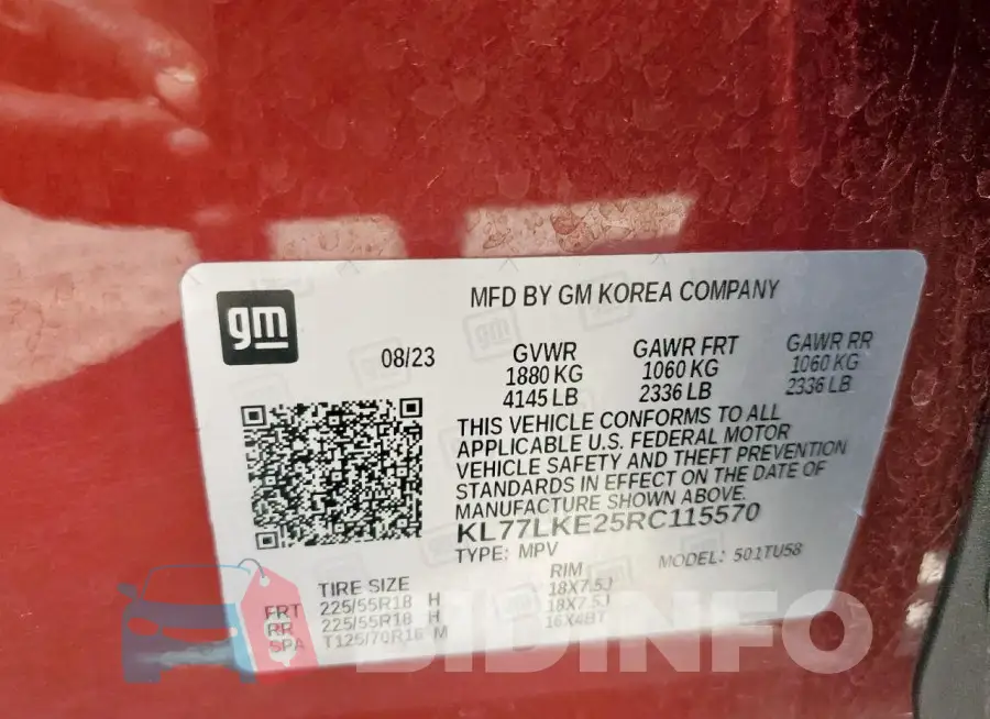 KL77LKE25RC115570 Photo# 14