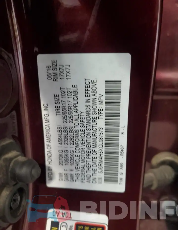5J6RM4H5XGL087573 Photo# 13