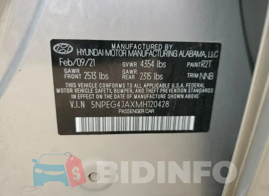 5NPEG4JAXMH120428 Photo# 12