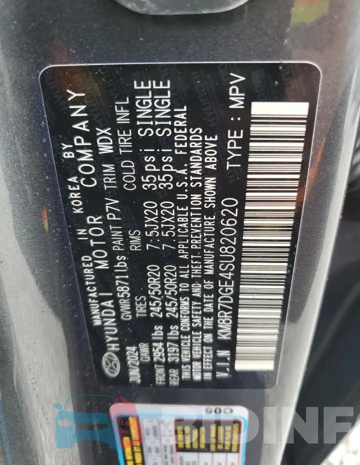 KM8R7DGE4SU820620 Photo# 14