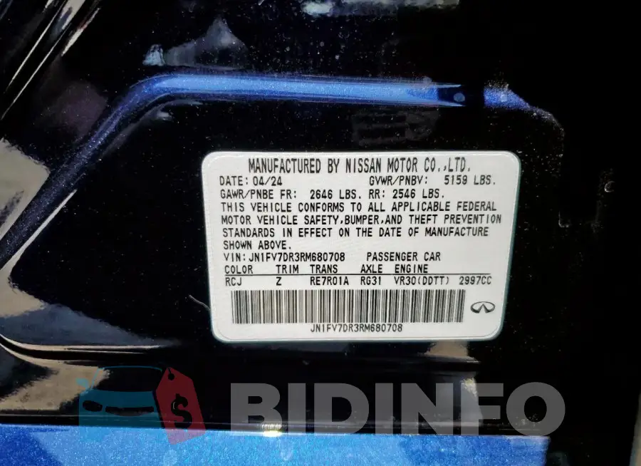 JN1FV7DR3RM680708 Photo# 12