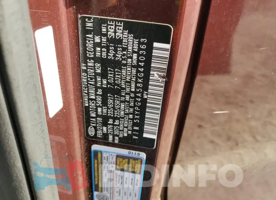 5XYPG4A58KG440363 Photo# 12