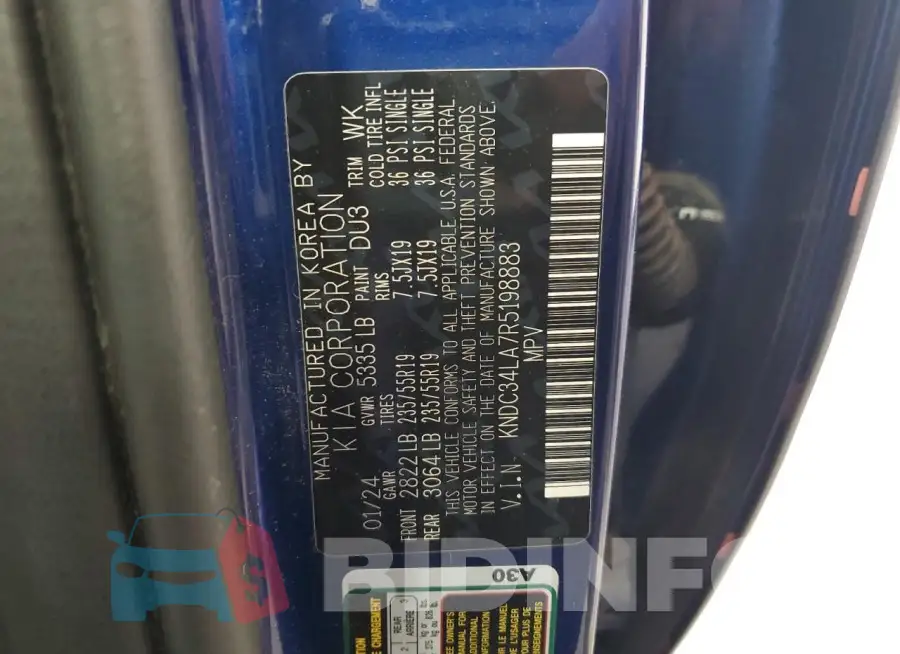 KNDC34LA7R5198883 Photo# 12