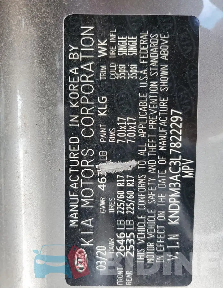 KNDPM3AC3L7822297 Photo# 14