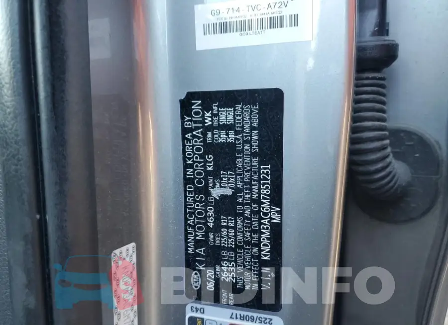 KNDPM3AC6M7851231 Photo# 12