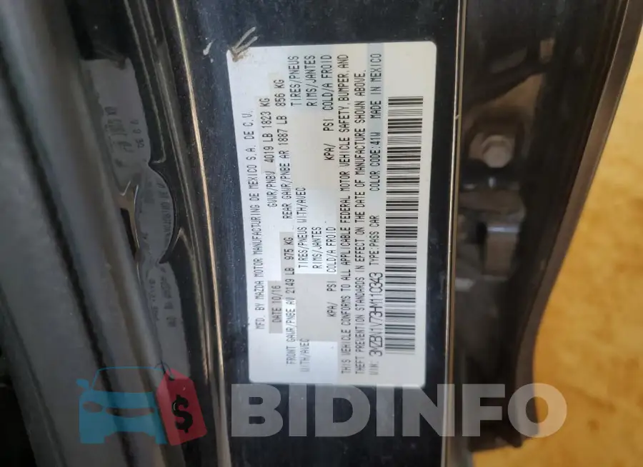 3MZBN1V73HM110343 Photo# 12