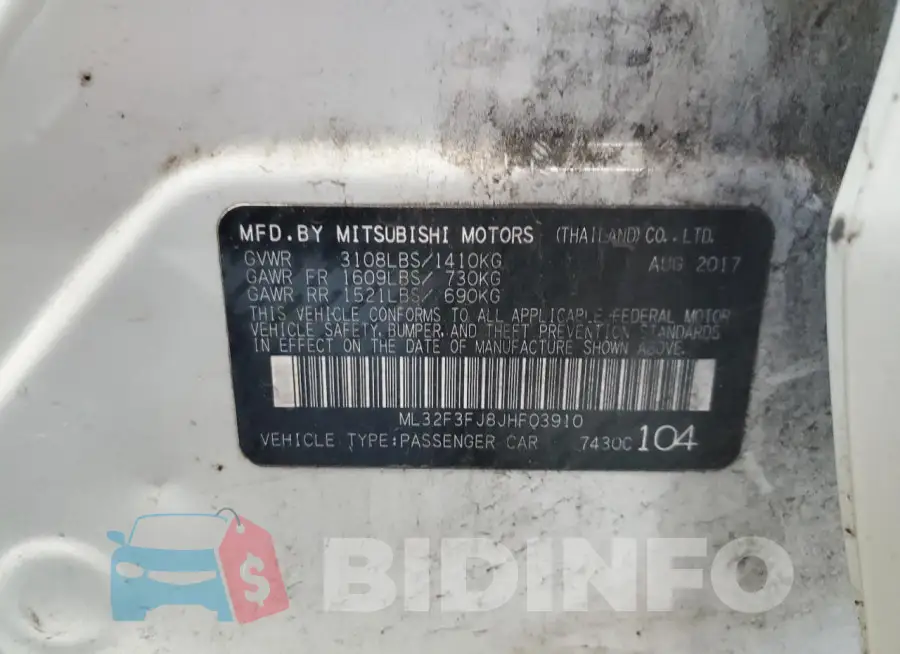 ML32F3FJ8JHF03910 Photo# 12