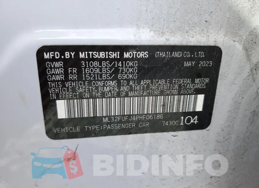 ML32FUFJ4PHF06186 Photo# 12