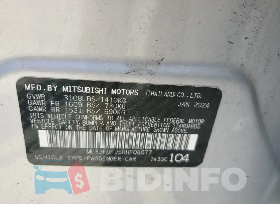 ML32FUFJ5RHF08077 Photo# 12