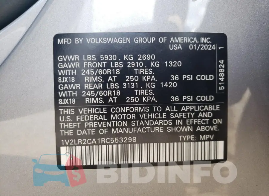 1V2LR2CA1RC553298 Photo# 13