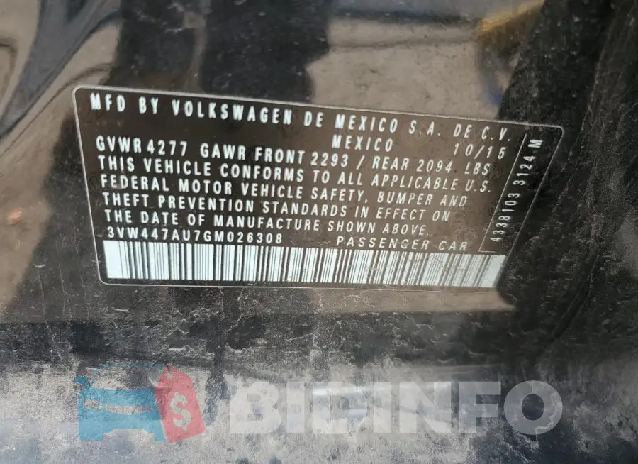 3VW447AU7GM026308 Photo# 12