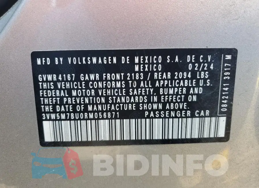 3VW5M7BU0RM056871 Photo# 12