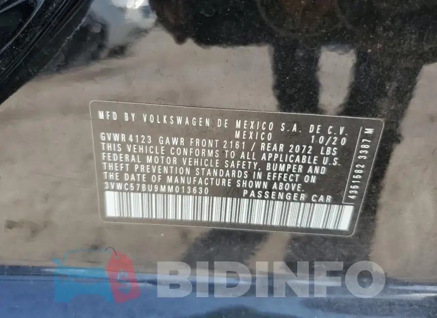3VWC57BU9MM013630 Photo# 12