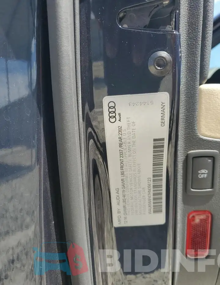 WAUKMAF47HN056123 Photo# 12