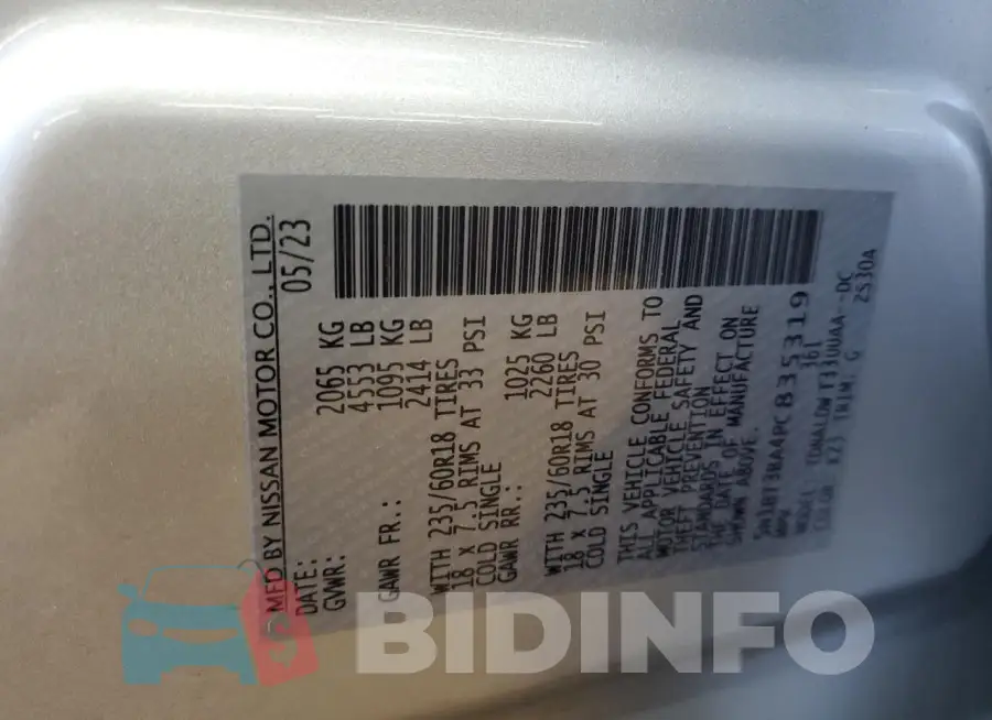5N1BT3BA4PC835319 Photo# 13