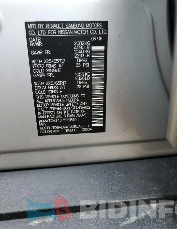KNMAT2MT4JP599845 Photo# 13