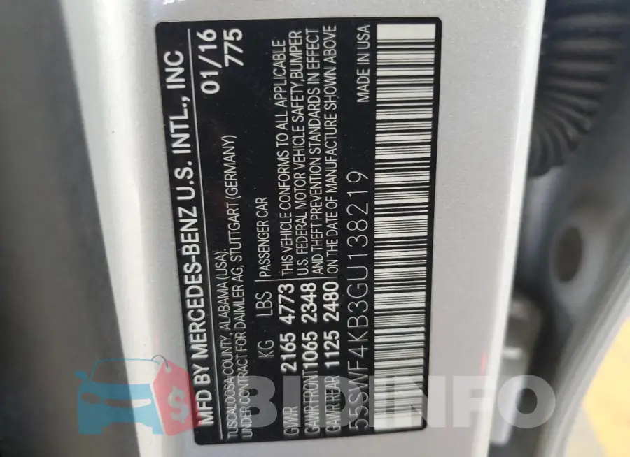 55SWF4KB3GU138219 Photo# 12