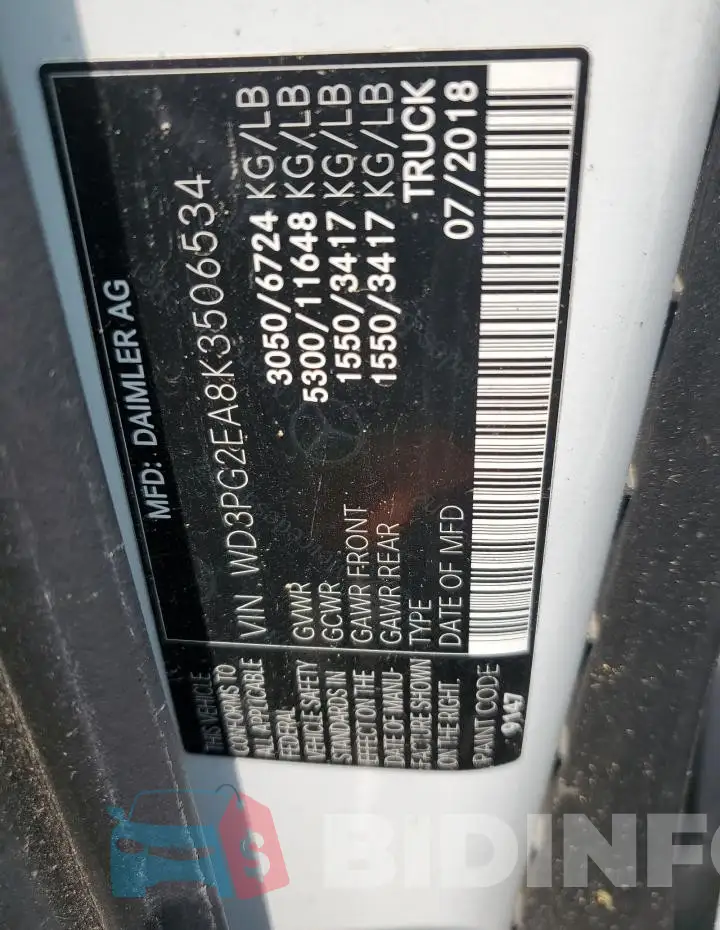 WD3PG2EA8K3506534 Photo# 12