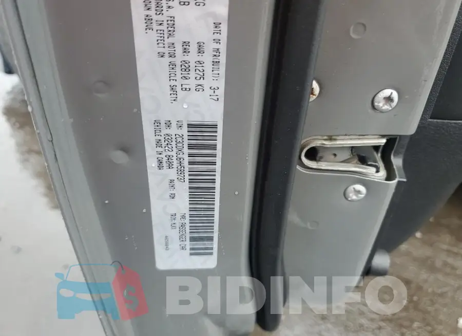 2C3CDXGJ6HH589737 Photo# 12