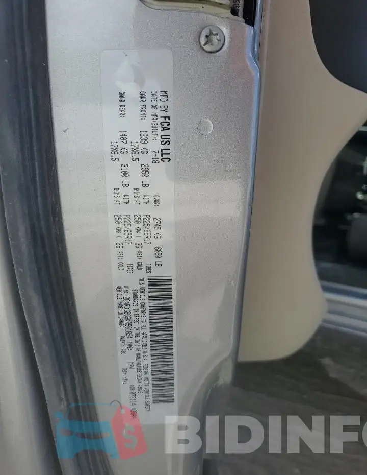 2C4RDGBG6KR501854 Photo# 13