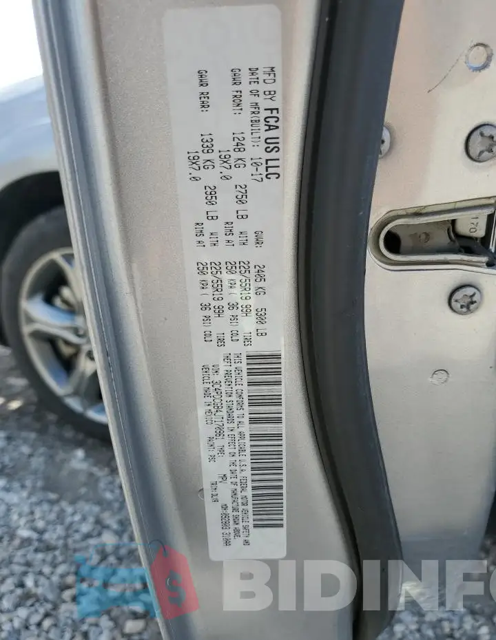 3C4PDCGB4JT170961 Photo# 13