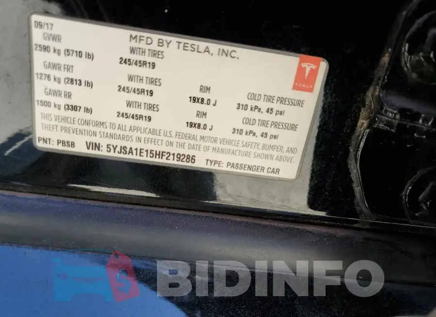 5YJSA1E15HF219286 Photo# 12
