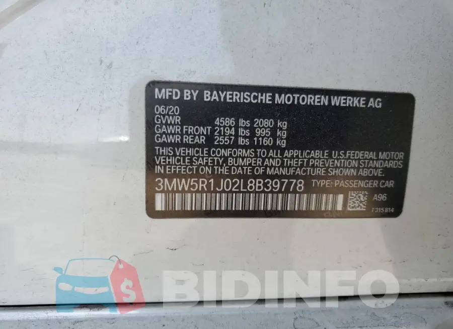 3MW5R1J02L8B39778 Photo# 12