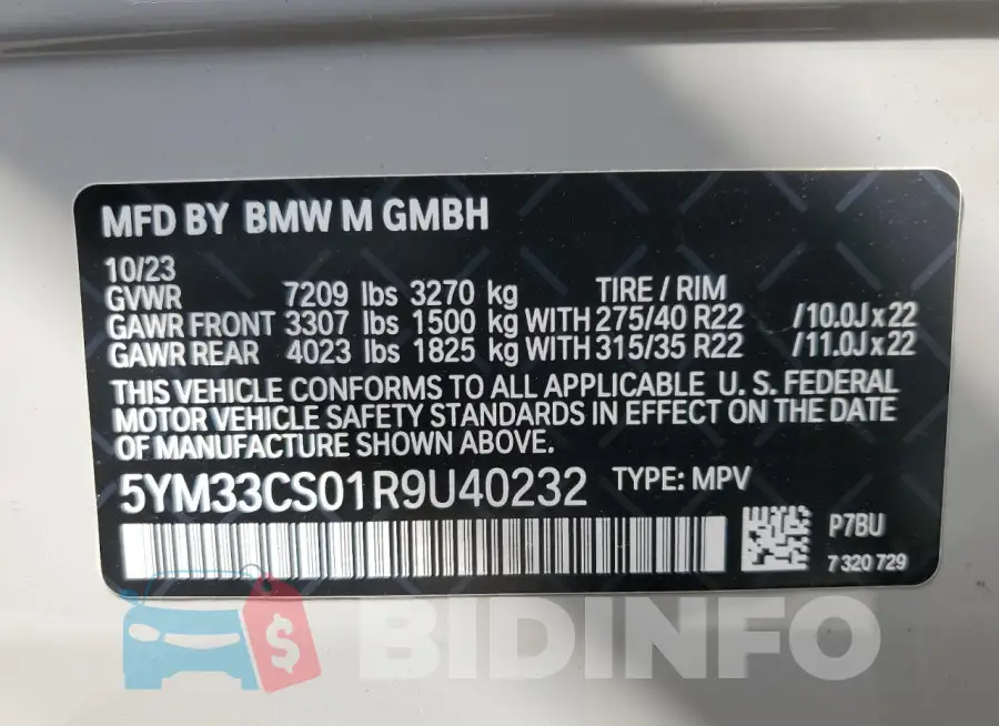 5YM33CS01R9U40232 Photo# 13